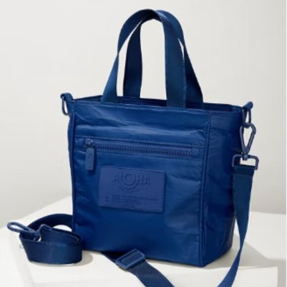 ALOHA Collection Handbags - ALOHA Collection Navy Crossbody Splash-Proof Bag